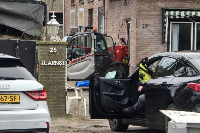 Ongeval met verrijker veroorzaakt schade aan woning