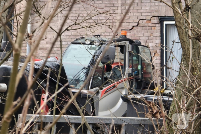 Ongeval met verrijker veroorzaakt schade aan woning
