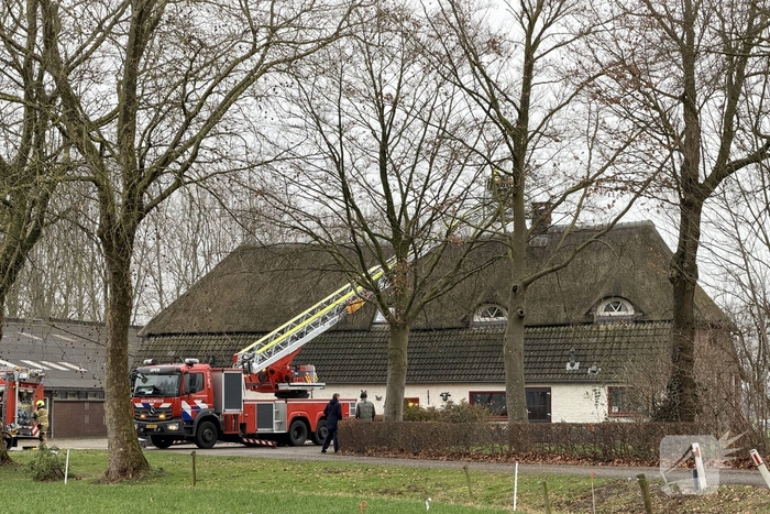 Brand in schoorsteen snel geblust