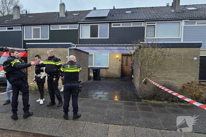 Brandweer en politie reageren op explosie