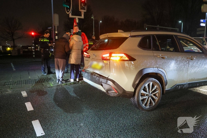 Ongeval met letsel door aanrijding bij stoplicht