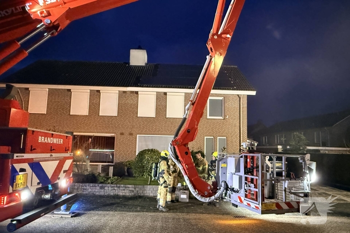 Rookontwikkeling bij schoorsteenbrand