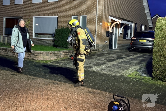 Rookontwikkeling bij schoorsteenbrand