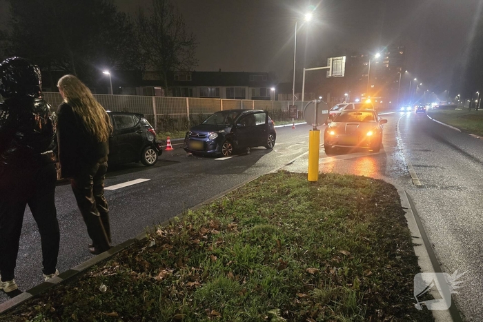 Vier voertuigen betrokken bij kettingbotsing