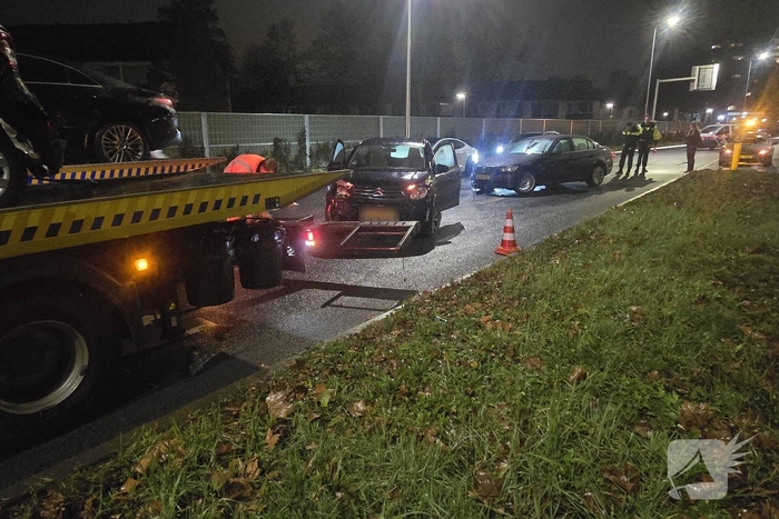 Vier voertuigen betrokken bij kettingbotsing