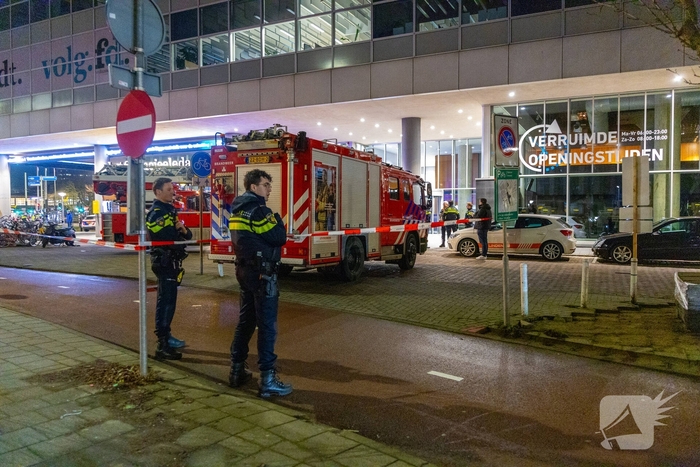 Brand in airconditioner leidt tot grote rookontwikkeling