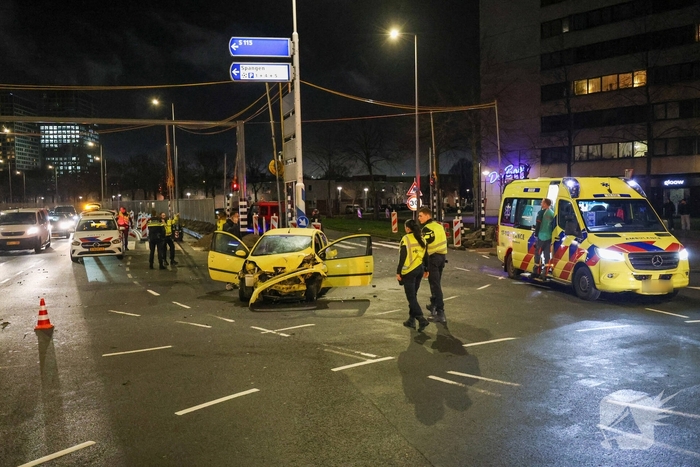 Ernstig ongeval op kruising met gewonden