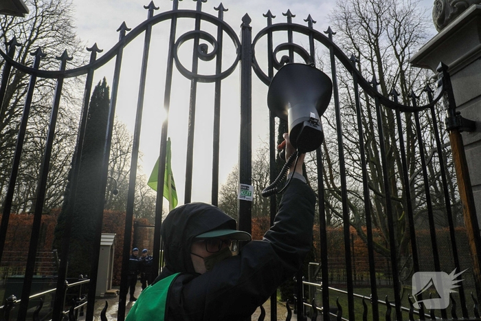 Tientallen demonstranten bij Paleis van koning bij presentatie kabinet