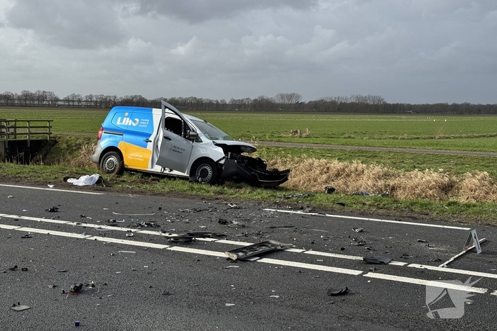 Dodelijk ongeval na frontale aanrijding