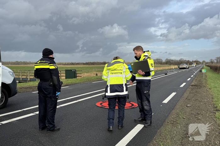 Dodelijk ongeval na frontale aanrijding