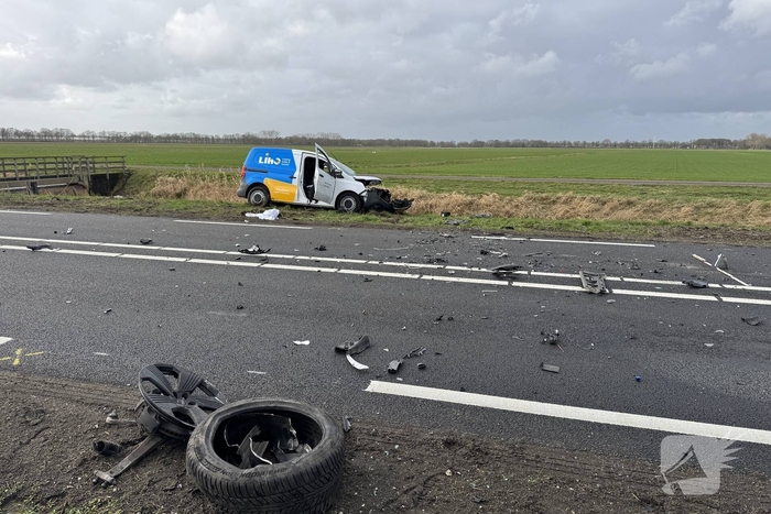 Dodelijk ongeval na frontale aanrijding