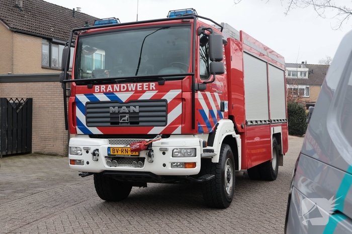 Gaslekkage in woning leidt tot spoedactie van brandweer