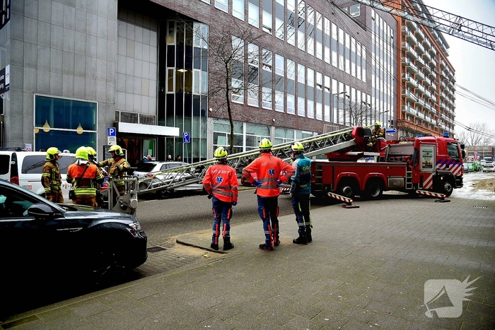 Ongeval met bouwkraan leidt tot grote inzet hulpdiensten