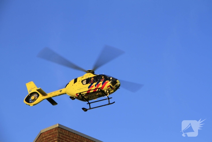 Trauma team en helikopter inzet bij medische noodsituatie