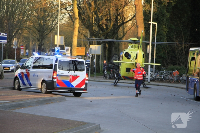 Trauma team en helikopter inzet bij medische noodsituatie