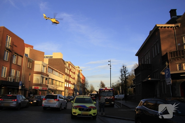 Trauma team en helikopter inzet bij medische noodsituatie