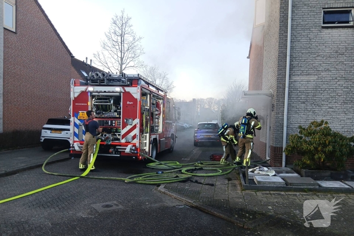 Rookontwikkeling bij woningbrand