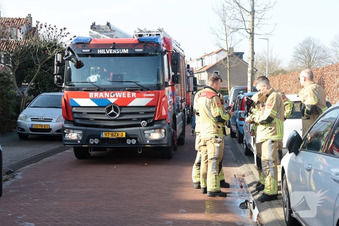 Woningbrand leidt tot redding van kat