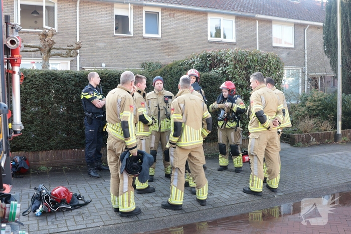 Woningbrand leidt tot redding van kat