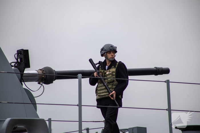 Turkse marineschepen zorgen voor veel bekijks