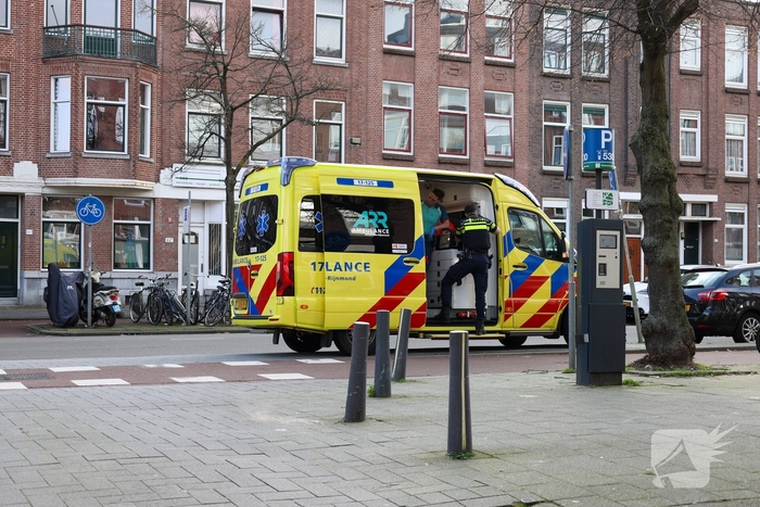 Fietser aangereden door auto tijdens ongeval