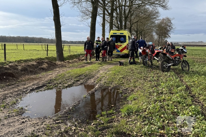 Motorrijder zwaargewond bij ongeval tijdens tour