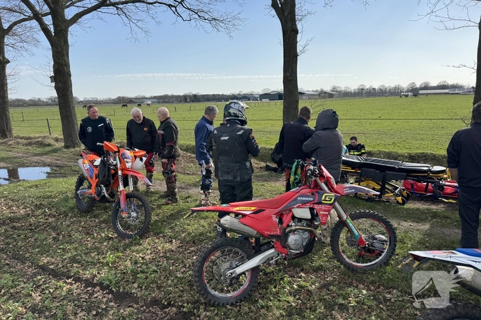 Motorrijder zwaargewond bij ongeval tijdens tour