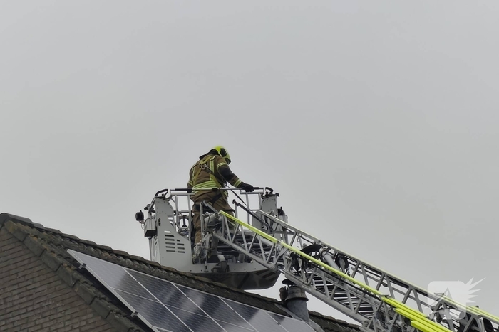 Brandweer helpt kat in nood