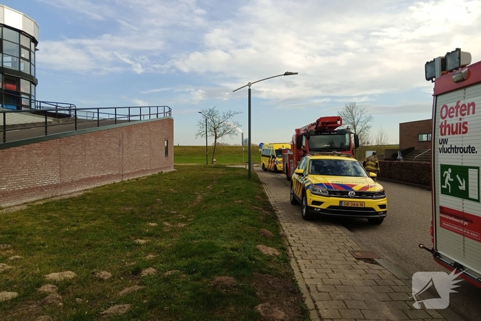 Werknemers gecontroleerd na brand in industrie