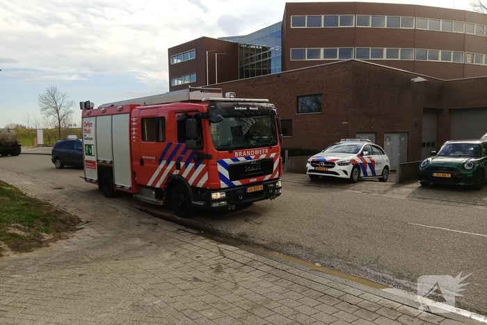 Werknemers gecontroleerd na brand in industrie