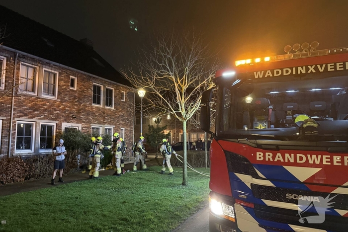 Flinke rookontwikkeling bij woningbrand