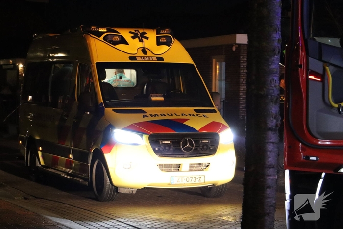 Flinke rookontwikkeling bij woningbrand