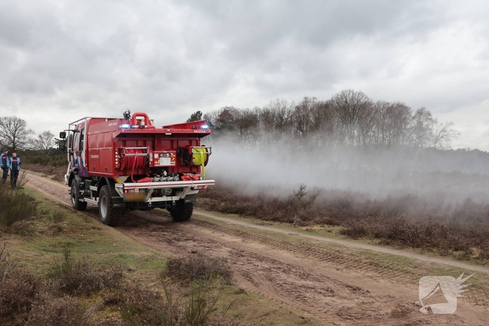 Brandweer houdt grootscheepse natuurbrand oefening