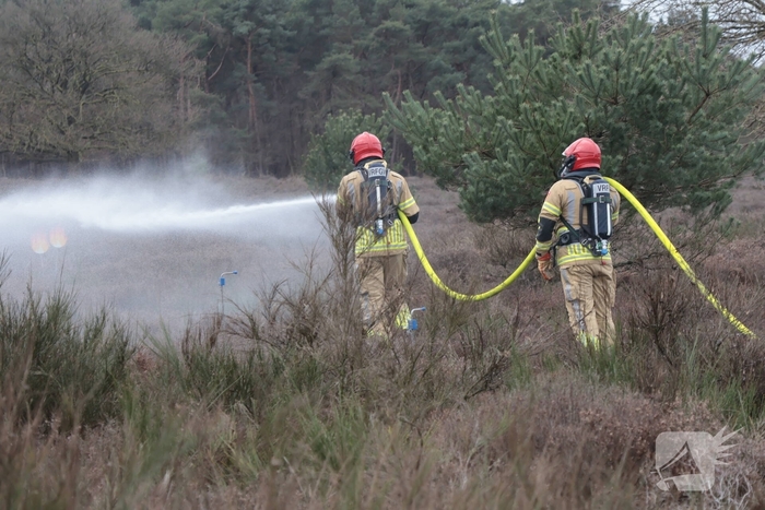 Brandweer houdt grootscheepse natuurbrand oefening
