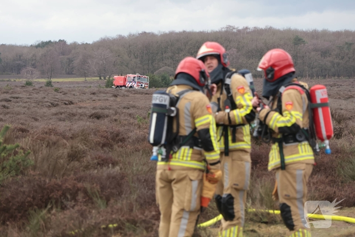 Brandweer houdt grootscheepse natuurbrand oefening