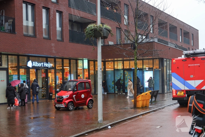 Brand in winkel leidt tot ontruiming
