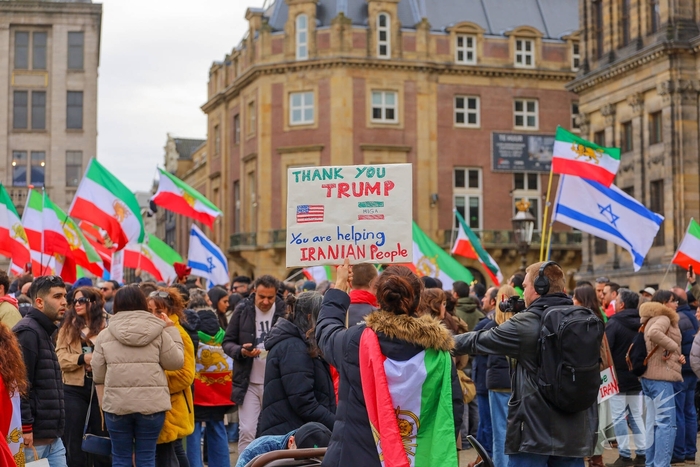 Demonstratie ter ondersteuning van Iran