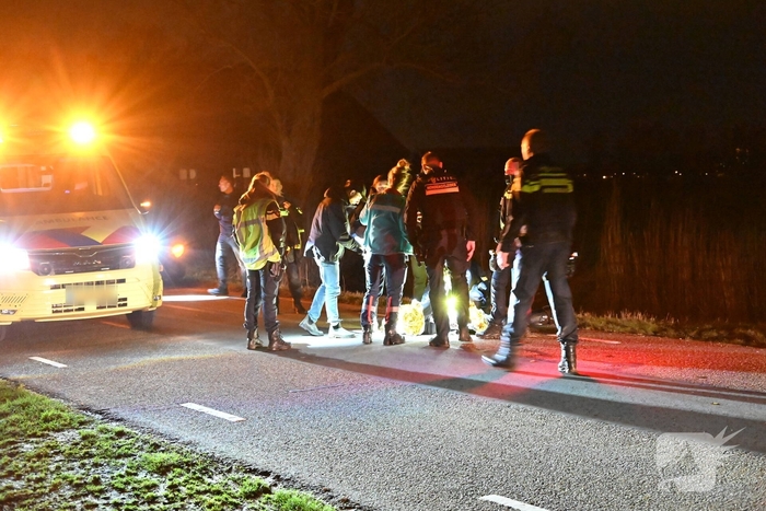 Flinke ravage na ongeval met pijlwagen, voortvluchtige bestuurder aangehouden
