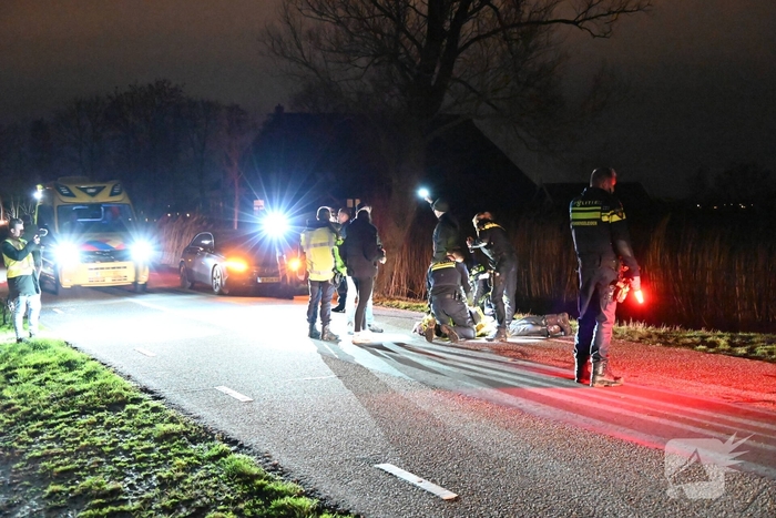 Flinke ravage na ongeval met pijlwagen, voortvluchtige bestuurder aangehouden