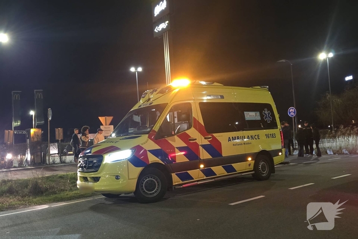 Scooterrijder gewond bij aanrijding