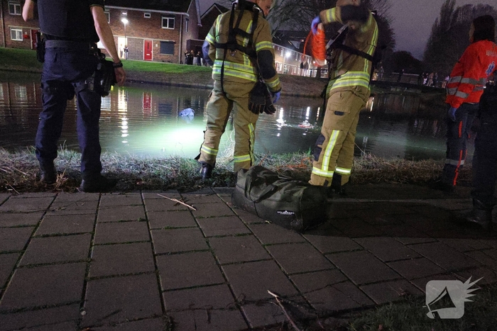 Persoon te water leidt tot grote hulpverlening