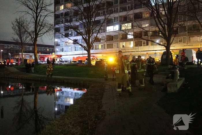 Persoon te water leidt tot grote hulpverlening