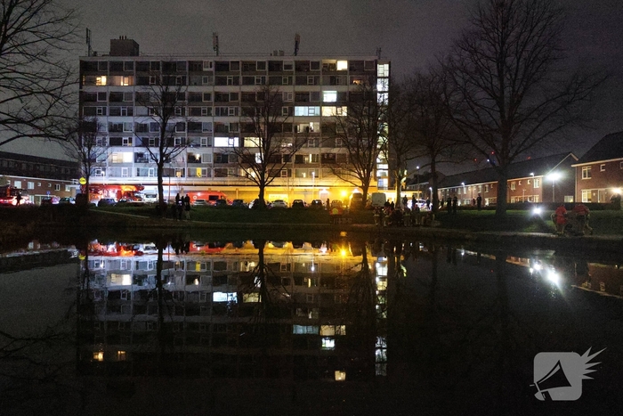 Persoon te water leidt tot grote hulpverlening