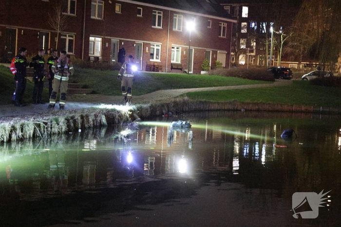 Persoon te water leidt tot grote hulpverlening