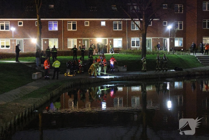 Persoon te water leidt tot grote hulpverlening