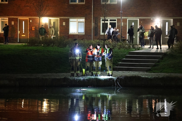 Persoon te water leidt tot grote hulpverlening