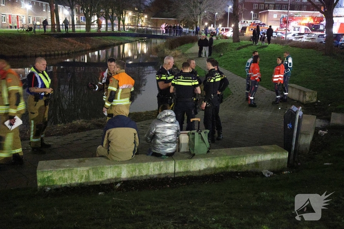 Persoon te water leidt tot grote hulpverlening