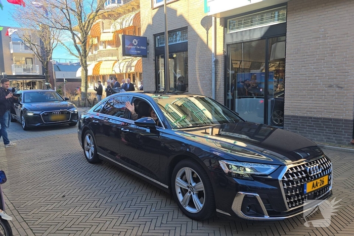 Prinses Margriet bezoekt expositie Varen voor Vrijheid