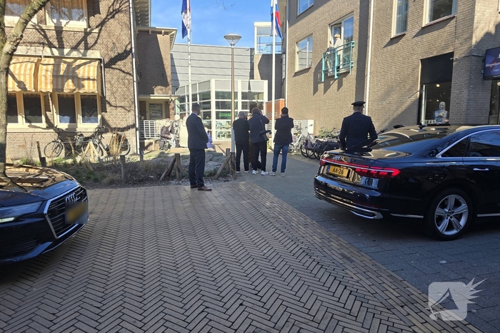 Prinses Margriet bezoekt expositie Varen voor Vrijheid