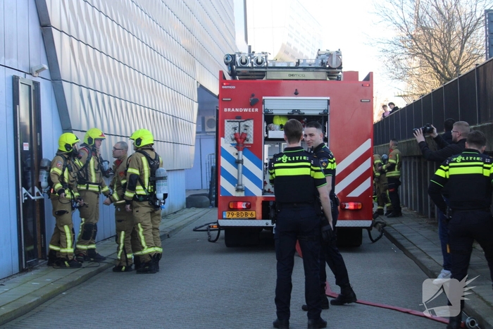 Middelbrand in supermarkt onder controle